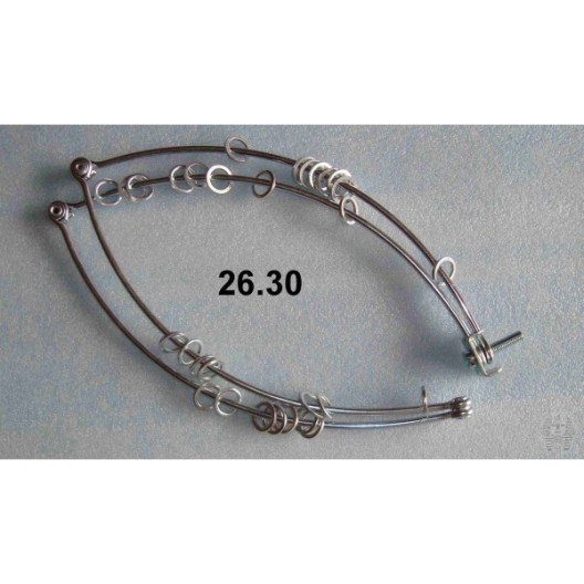 Armature pliable pour filet fauchoir