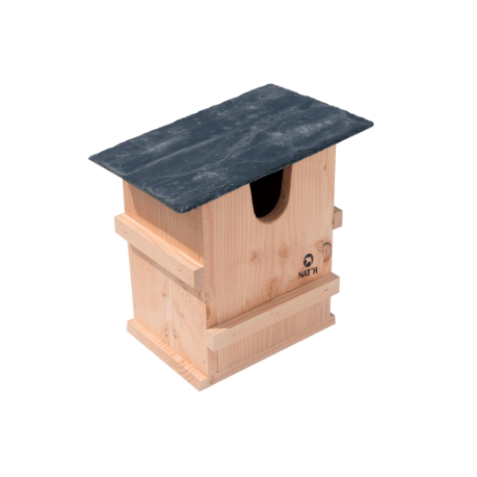 Nichoir en bois pour HIboux Petits-Ducs