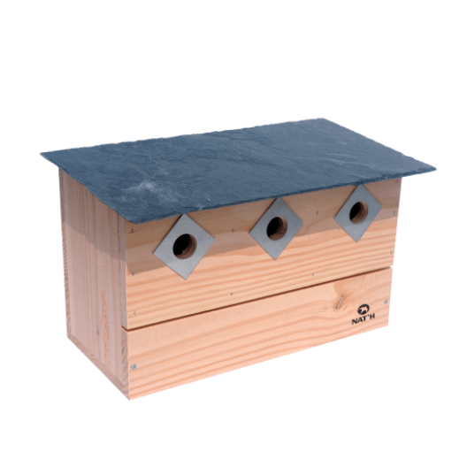Nichoir en bois 3 loges pour Moineau domestique