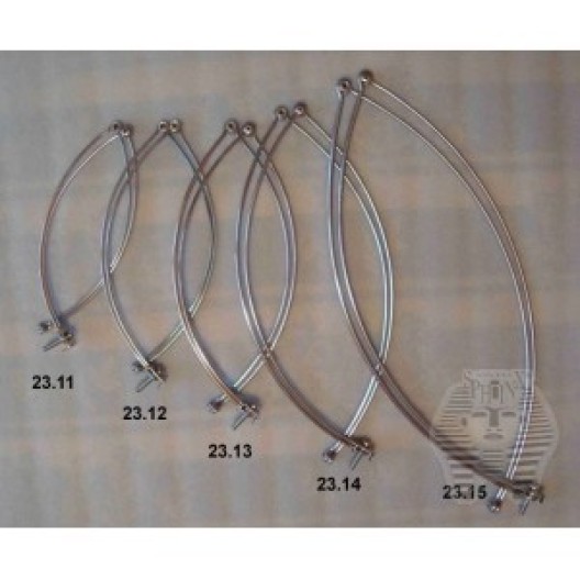Armature pour filets- Réalisation en rondin d'acier